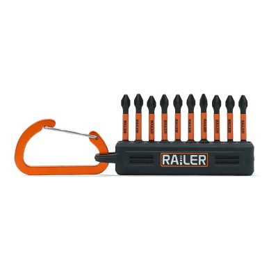 2" Phillips #2 10pc Bitrail